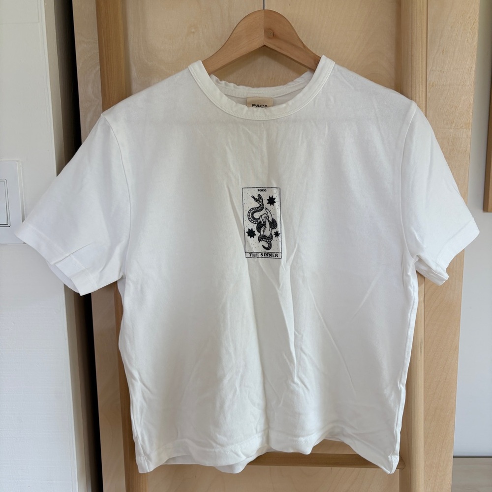 White Tarot Graphic Tee